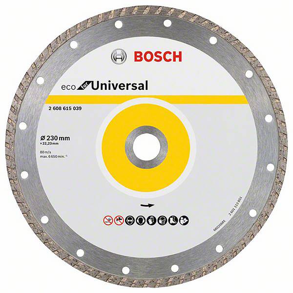 Bosch Accessories 2608615039 2608615039 Diamanttrennscheibe 230 mm 1 St. Beton, Ziegel, Kalkstein, Dachziegel