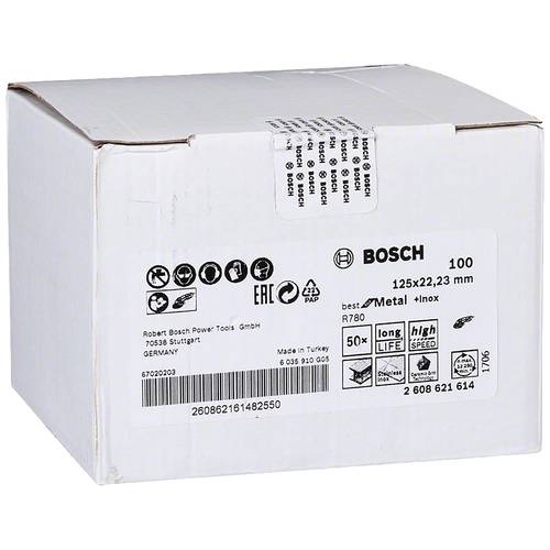 Bosch Accessories 2608621614 Fiberscheibe Durchmesser 125 mm 1 St.
