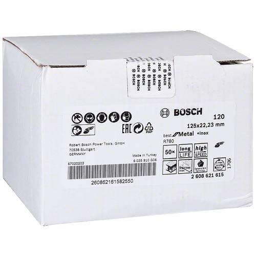 Bosch Accessories 2608621615 Fiberscheibe Durchmesser 125 mm 1 St.