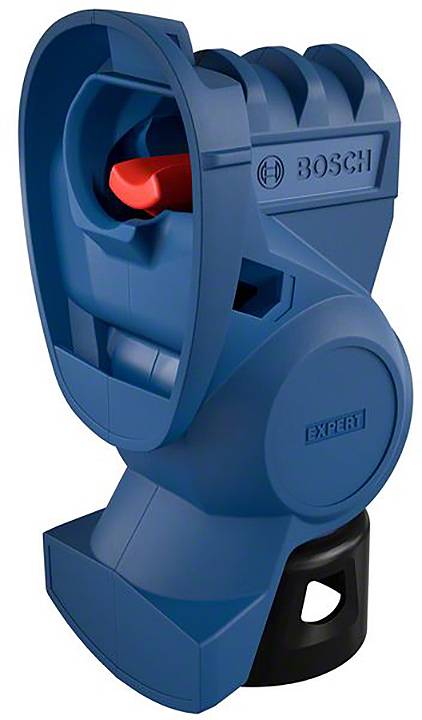 Eine blaue, handliche Elektro-Kappsäge mit einem roten Laser zur präzisen Schnittführung, trägt das Logo einer bekannten Werkzeugmarke.