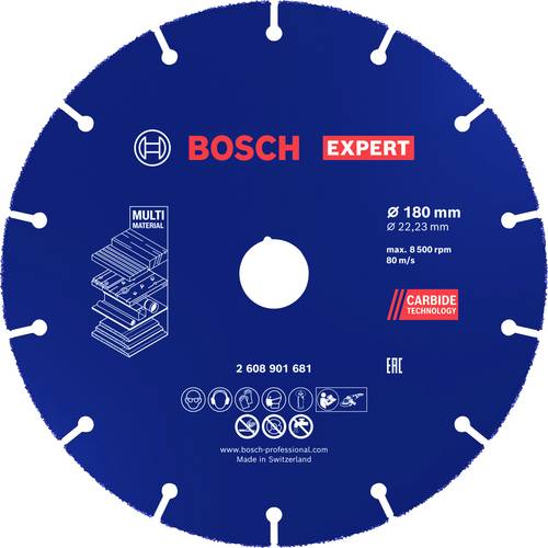 Thumbnail - Bosch Accessories 2608901681 2608901681 Trennscheibe 180 mm 1 St.