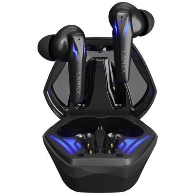 Lamax Heroes Ninja1 Gaming  In Ear Headset Bluetooth® Stereo Schwarz  Batterieladeanzeige, Headset, Ladecase, Lautstärke