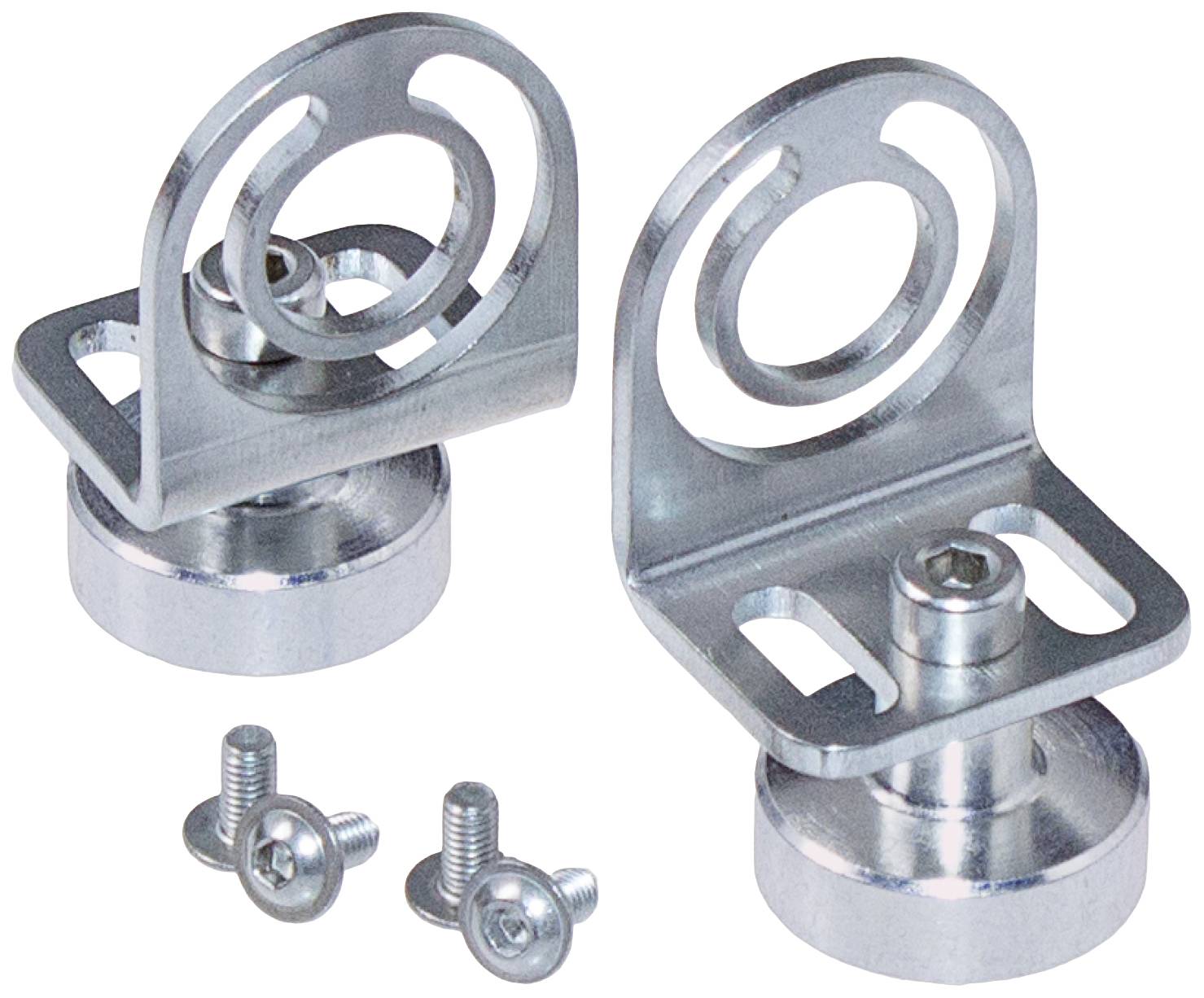 LED2WORK Halter 210200-26 Edelstahl (L x B x H) 25 x 24 x 41 mm 1 Paar