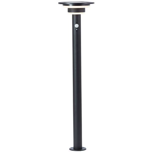 Brilliant G40407/06 Garvina Solar-Außenstandleuchte mit Bewegungsmelder LED-Modul LED fest eingebaut 3 W Schwarz