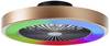 Brilliant G60060/86 Slimline LED-Deckenleuchte mit Ventilator LED-Modul LED 40 W Schwarz, Gold