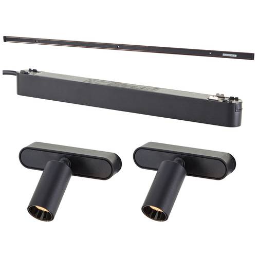 Brilliant G30072/76 Click&Shine Schienen-Basissystem Schwarz