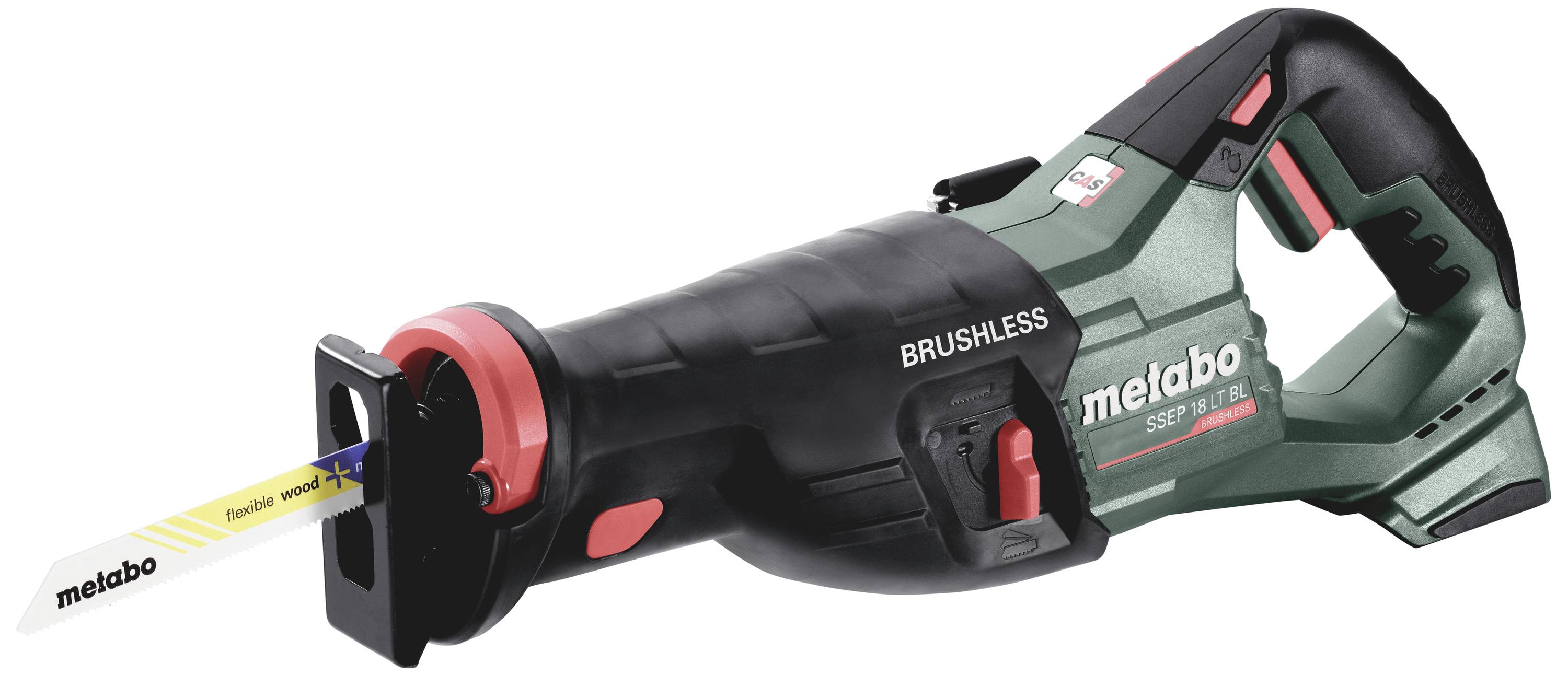 Metabo SSEP 18 LT BL Tigersåg Batteridriven 601617850 exkl. batteri/laddare, Utan laddare 18 V