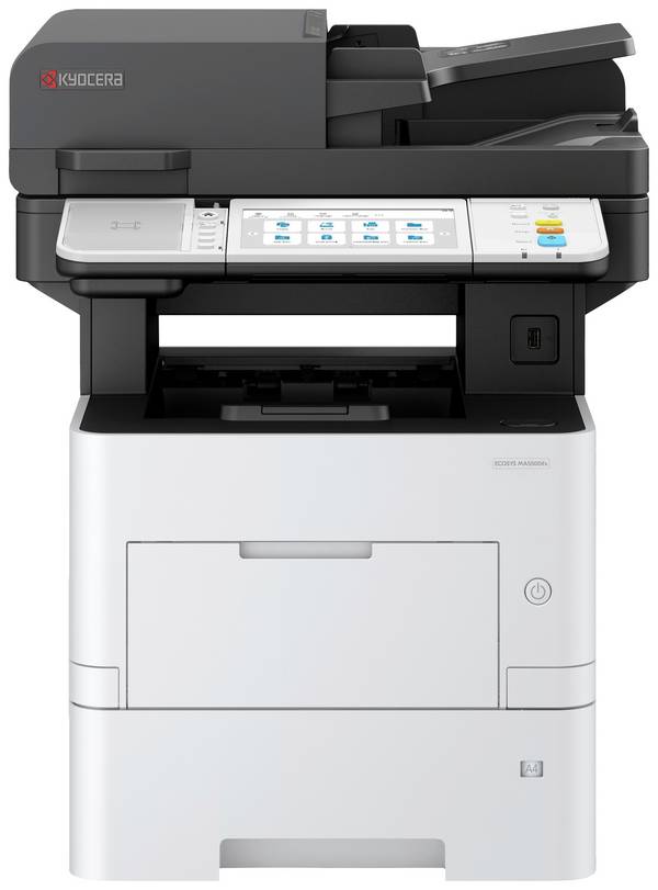 Kyocera ECOSYS MA 5500 ifx Multifunktionsdrucker Laser Schwarz-Weiß A4 Drucker, Scanner, Kopierer, Fax ADF, Duplex, LAN, USB
