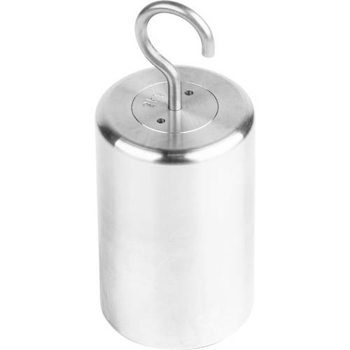 Kern 347126 Prüfgewicht 347-126, OIML-Klasse M1, Nennwert 2 kg, Hakengewicht, Edelstahl feingedreht (OIML)