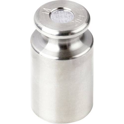 Kern 35708 Prüfgewicht 357-08, OIML-Klasse M2, Nennwert 200 g, Knopf, Edelstahl feingedreht (OIML)