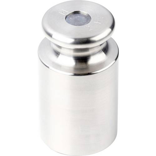 Kern 35712 Prüfgewicht 357-12, OIML-Klasse M2, Nennwert 2 kg, Knopf, Edelstahl feingedreht (OIML)