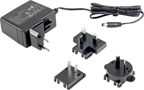 Kern YKA-49 Steckernetzteil, einstellbar 12 V/DC 1.6 A Ausgangsspannung regelbar