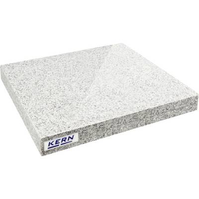 'Granit-Prüfplatte mit hellgrauer, gesprenkelter Oberfläche und KERN-Logo an der Seite, ideal für Präzisionsmessungen.'