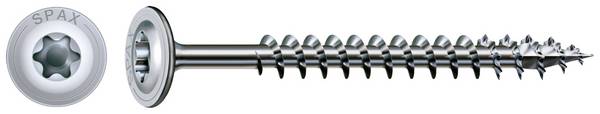 SPAX 0251010801205 R 88193 m.Spitze/T-STAR Holzschraube 8 mm 120 mm T-STAR plus Stahl WIROX 50 St.