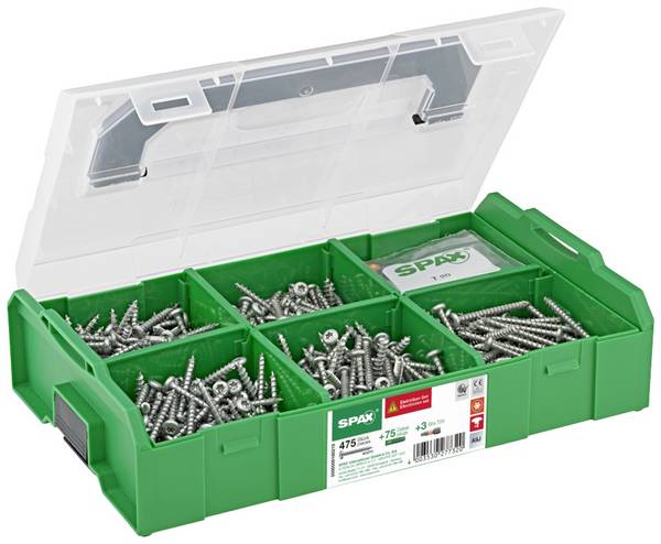 SPAX 5000009160219 Kombi-Schrauben-Sortiment 1 Set