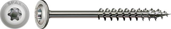 SPAX 0257000801405 R 88193 m.Spitze/T-STAR TG Holzschraube 8 mm 140 mm T-STAR plus    Edelstahl A2 50 St.