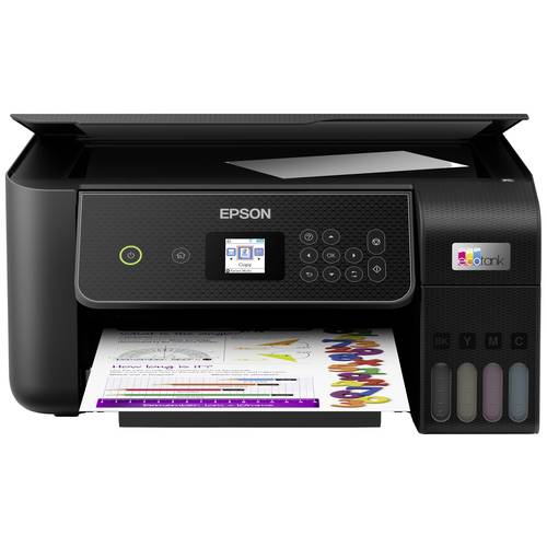 Epson EcoTank ET-2870 Multifunktionsdrucker Tintenstrahl Farbe A4 Drucker, Scanner, Kopierer Duplex, Tintentank-System, ...