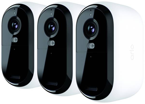 ARLO ESSENTIAL2 2K OUTDOOR CAMERA 3-PACK VMC3350-100EUS WLAN IP-Überwachungskamera-Set  mit 3 Kameras 2688 x 1520 Pixel