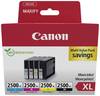Canon Druckerpatrone PGI-2500 XLBKCMY Original Kombi-Pack Schwarz, Cyan, Magenta, Gelb 9254B010