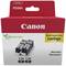 Canon Tintenpatronen-Doppelpack in einer rot-weißen Verpackung mit der Aufschrift 'Multi Value Pack savings' und '520 BK'.