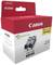 Canon PIXMA Tintenpatrone Multi Value Pack mit zwei 520 BK Patronen, 100% recycelbare Verpackung, betont Einsparungen bei mehr Tinte und Drucken.