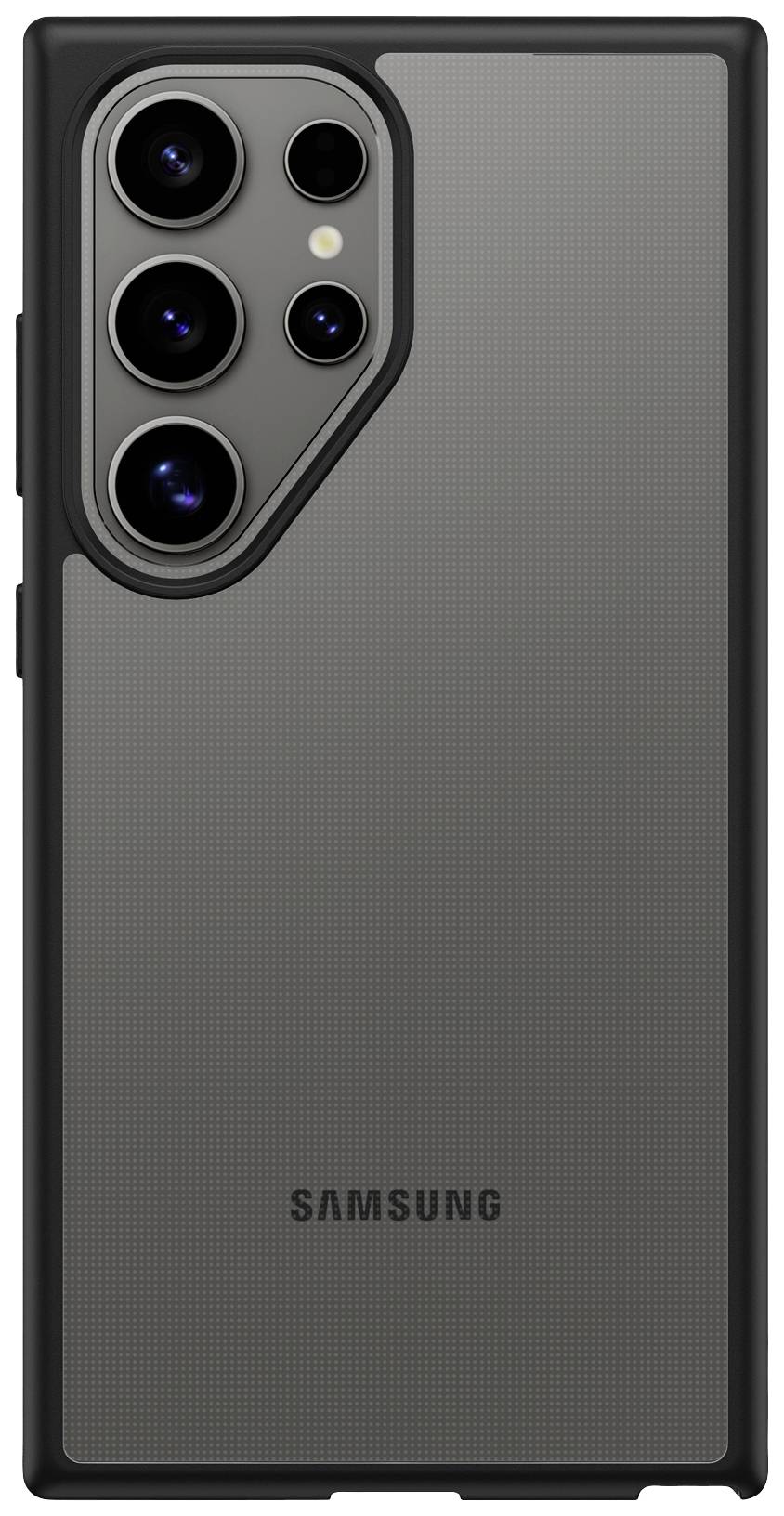 Otterbox React Backcover Samsung Galaxy S24 Ultra Transparent, Schwarz Induktives Laden, Stoßfest 77-94801