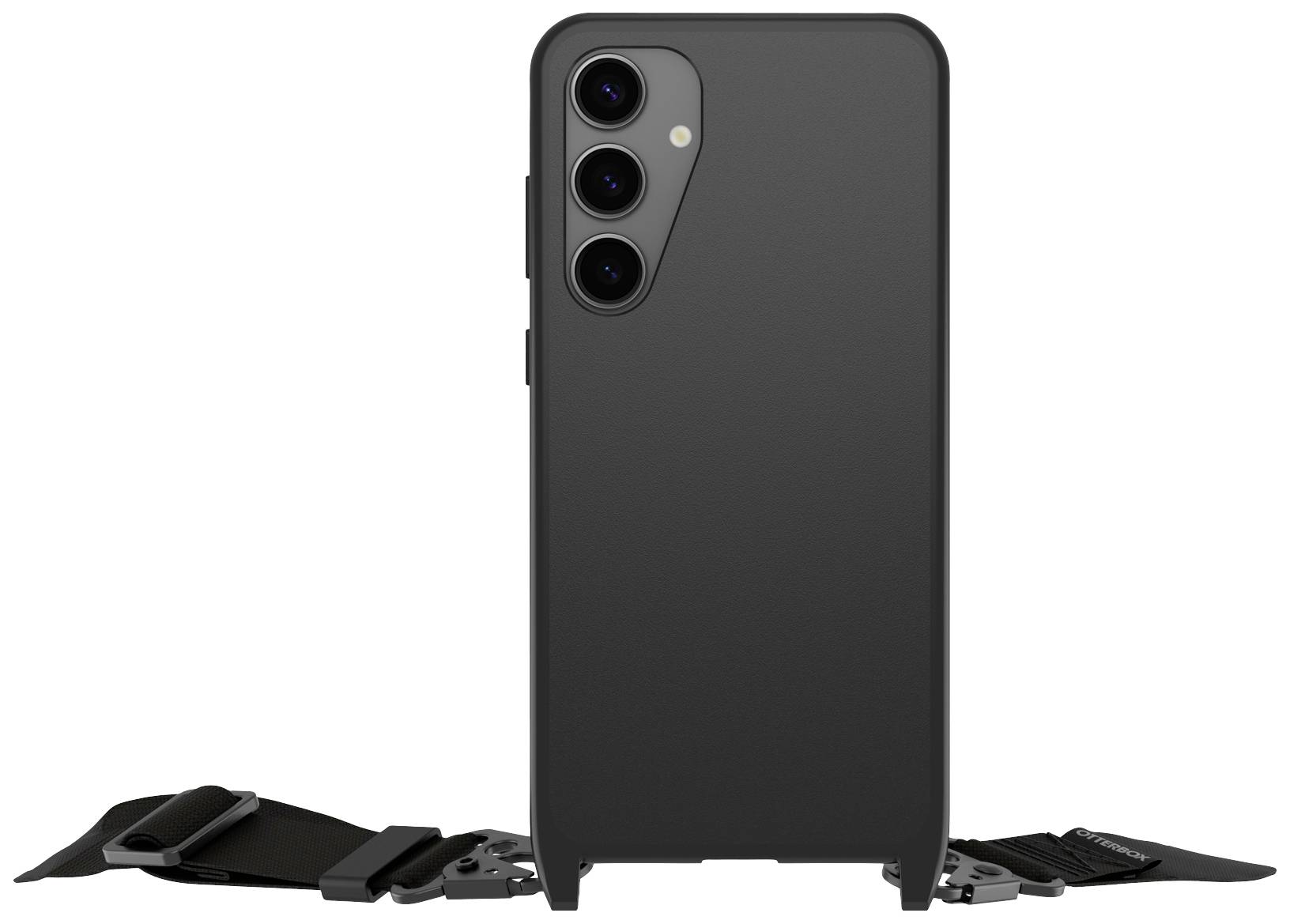 Otterbox React Necklace Smartphone-Kette Samsung Galaxy S24+ Schwarz Induktives Laden, Stoßfest 77-94739