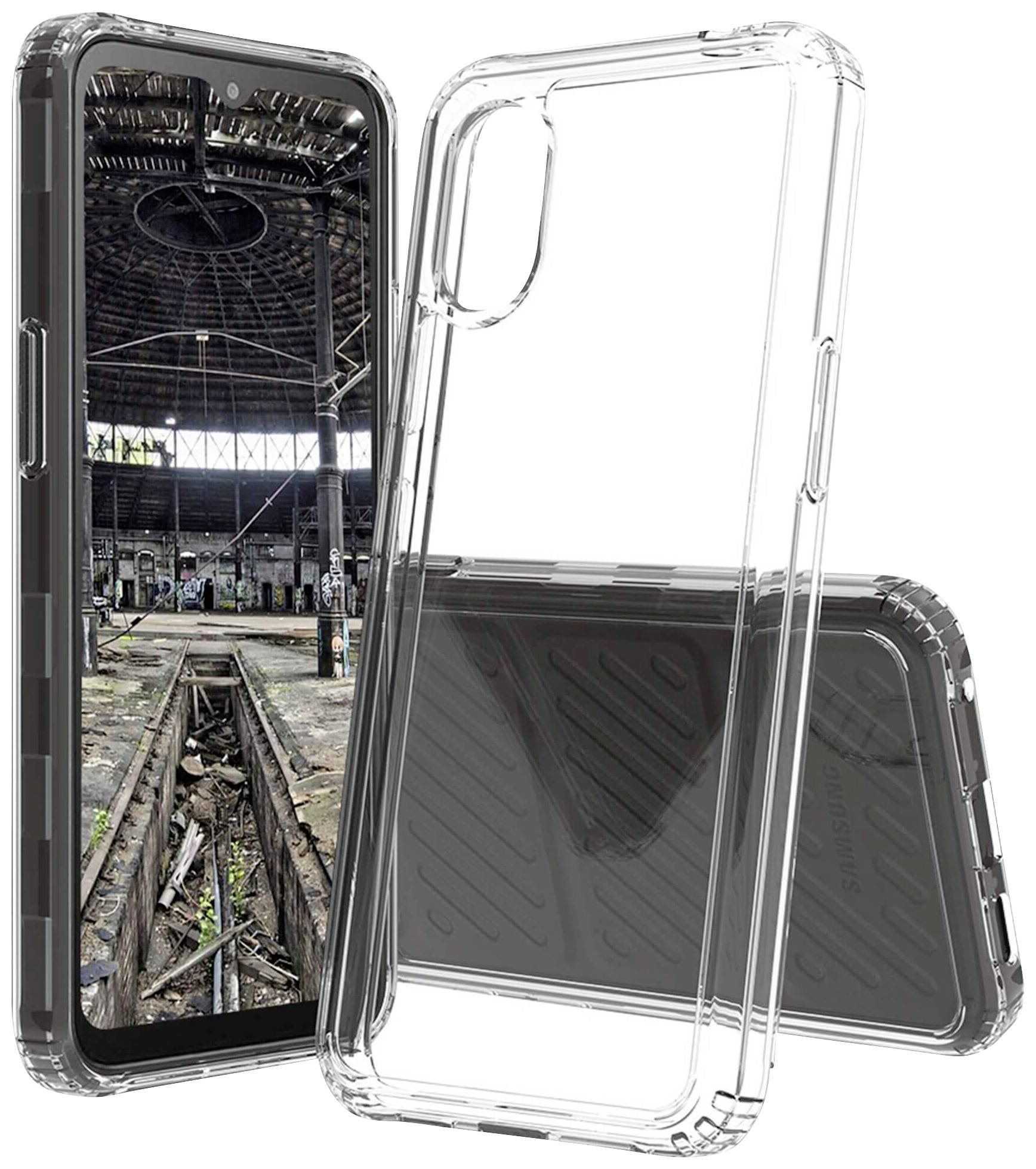 JT BERLIN Pankow Clear Backcover Samsung Galaxy XCover7 Transparent Stoßfest
