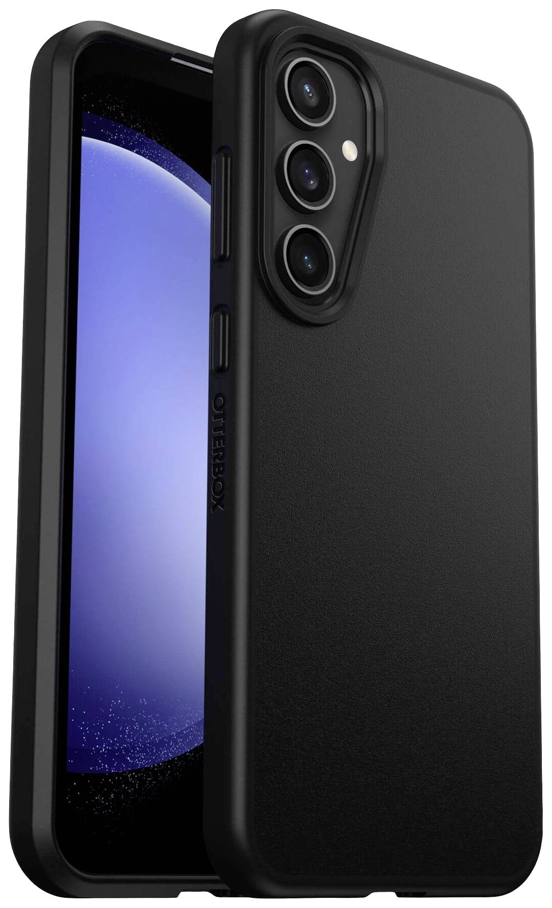 OTTER PRODUCTS Otterbox React Series Case Backcover Samsung Galaxy S23 FE Schwarz Stoßfest, Induktiv
