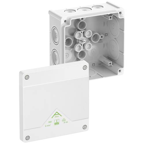 Spelsberg 80610001 Abzweigkasten (L x B x H) 127 x 127 x 70 mm Weiß IP66 1 St.