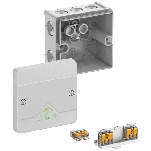 Spelsberg 80247001 Abzweigkasten (L x B x H) 87 x 87 x 52 mm Grau IP66 1 St.