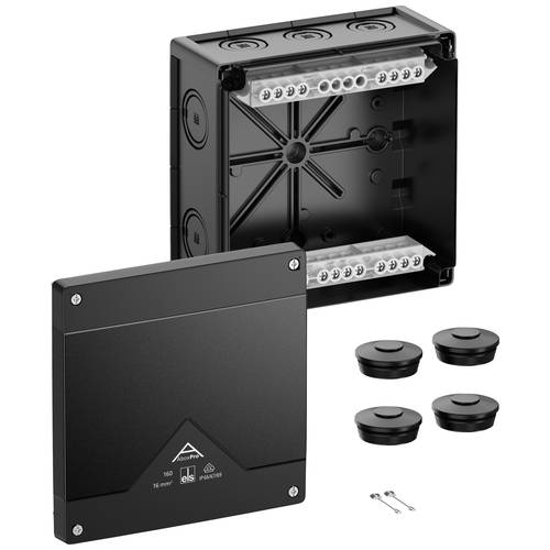 Spelsberg 41602001 Abzweigkasten (L x B x H) 182 x 182 x 90 mm Schwarz IP66, IP67, IP69 1 St.