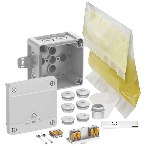 Spelsberg 40246001 Abzweigkasten (L x B x H) 92 x 92 x 60 mm Grau IP66, IP68 1 St.