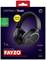 'Trust Fayzo' Dual Wireless Gaming-Headset auf Produktverpackung. Merkmale: Bluetooth, niedrige Latenz, 71 Surround-Sound, 22 Stunden Laufzeit.