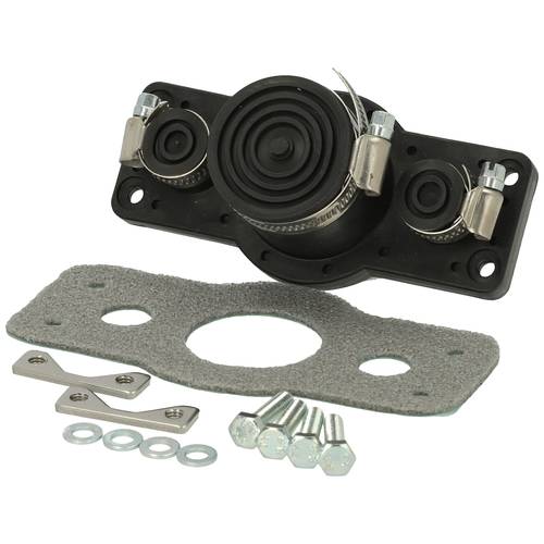 Fibox FCE 40 Kabeldurchführungsplatte Polycarbonat Tiefschwarz (RAL 9005) 1 St.