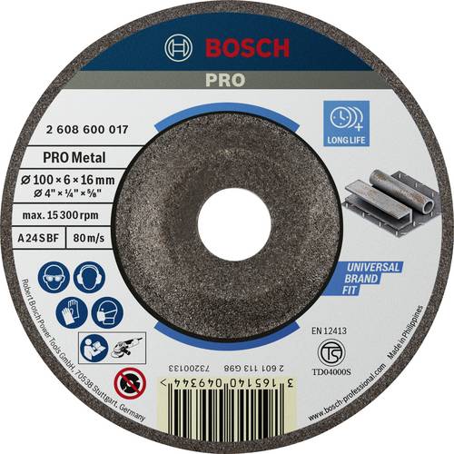 Bosch Accessories 2608600017 2608600017 Schruppscheibe gekröpft 1 St.