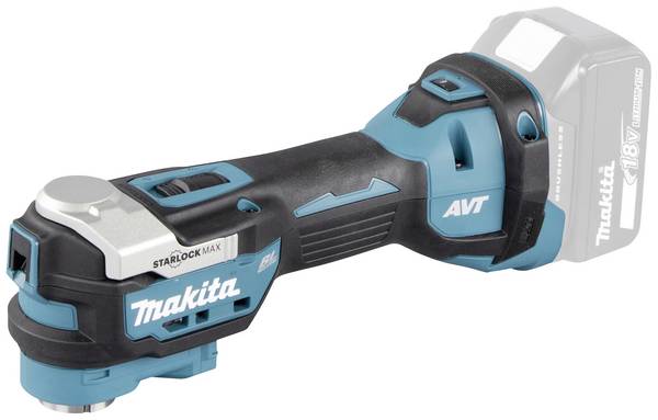 Makita DTM52ZJX2 Akku-Multifunktionswerkzeug bürstenlos, ohne Akku, ohne Ladegerät 18 V Anzahl mitgelieferte Akkus 0