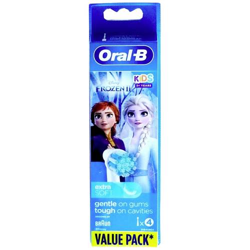 Oral-B EB10S-4 Frozen Aufsteckbürsten für elektrische Zahnbürste 4 St. Weiß