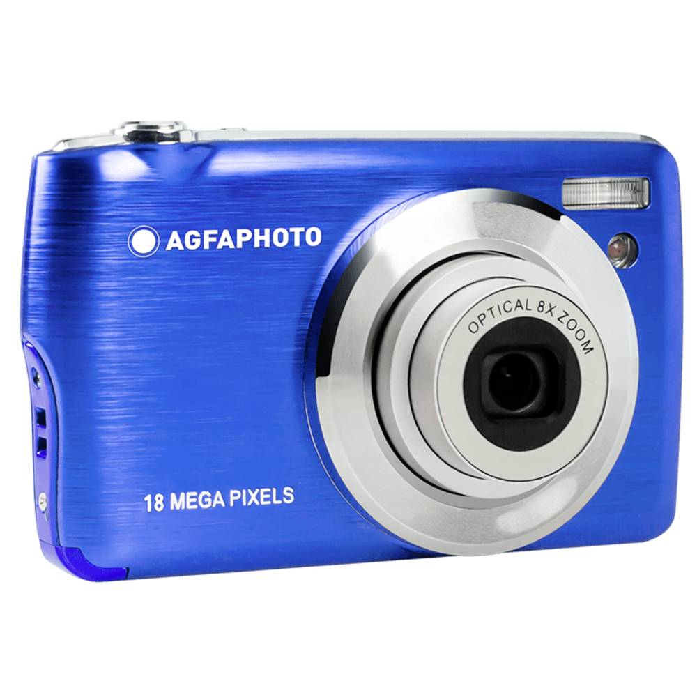 AgfaPhoto Realishot DC8200 Digitale camera 18 Mpix Zoom optisch: 8 x Blauw Incl. accu, Incl. tas