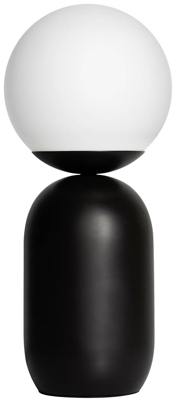 Nordlux Notti Tischlampe Metall Schwarz | Geeignet für 1x E14
