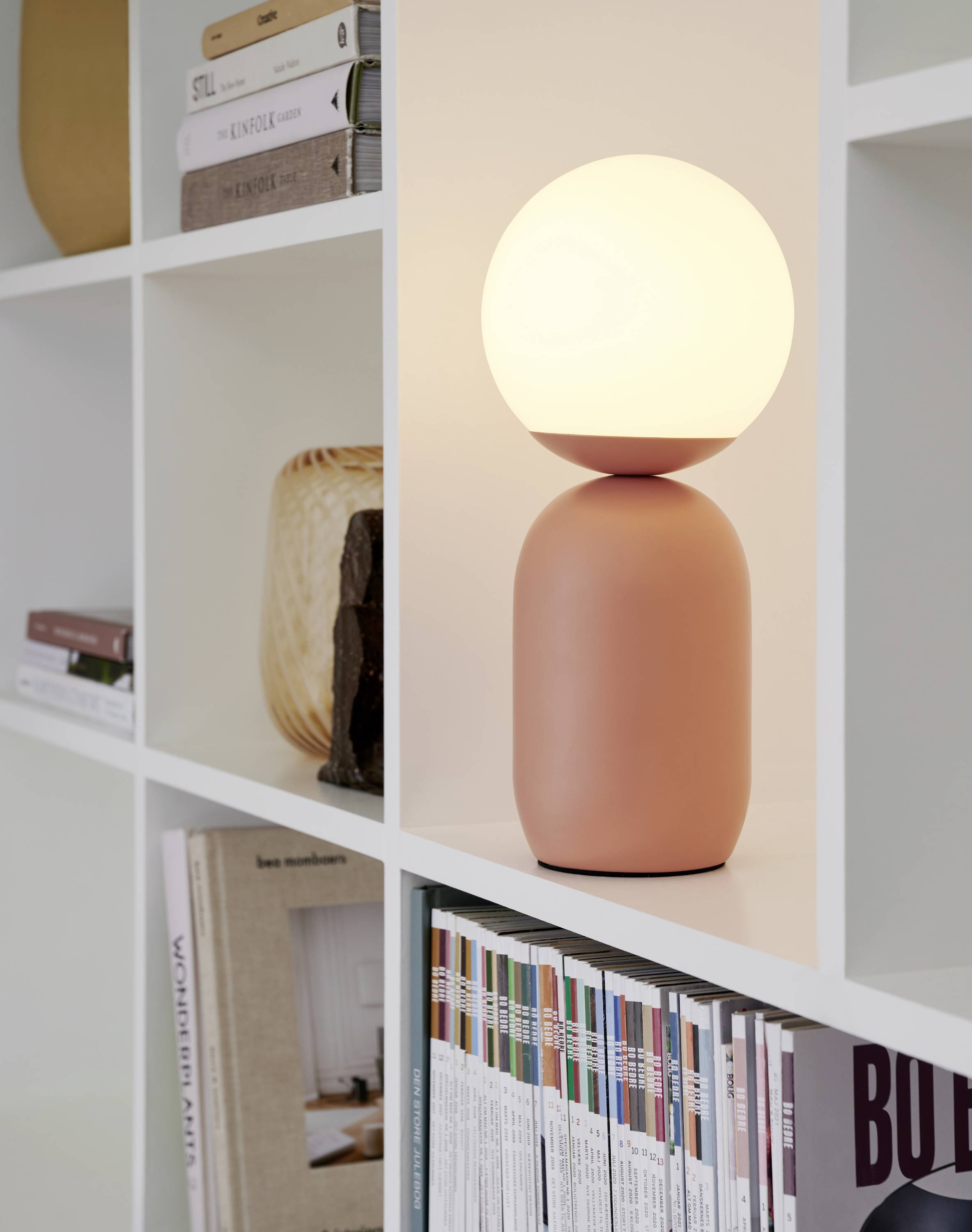 Nordlux Notti Tischlampe Metall und Glas Braun | Geeignet für E14-4