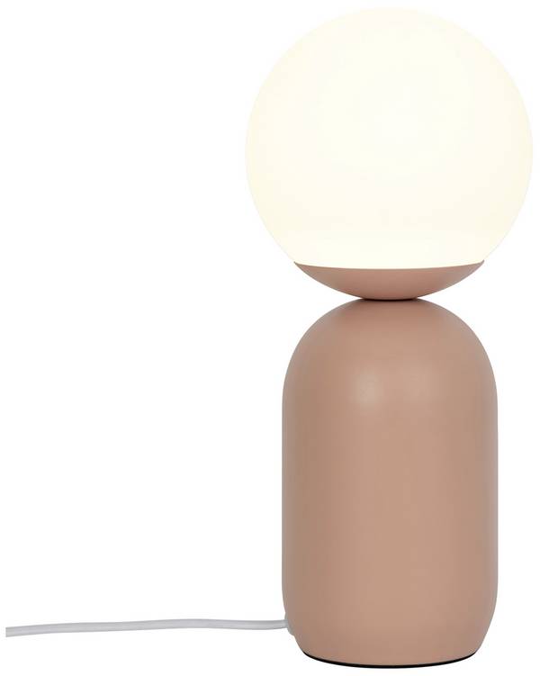 Nordlux Notti Tischlampe Metall und Glas Braun | Geeignet für E14