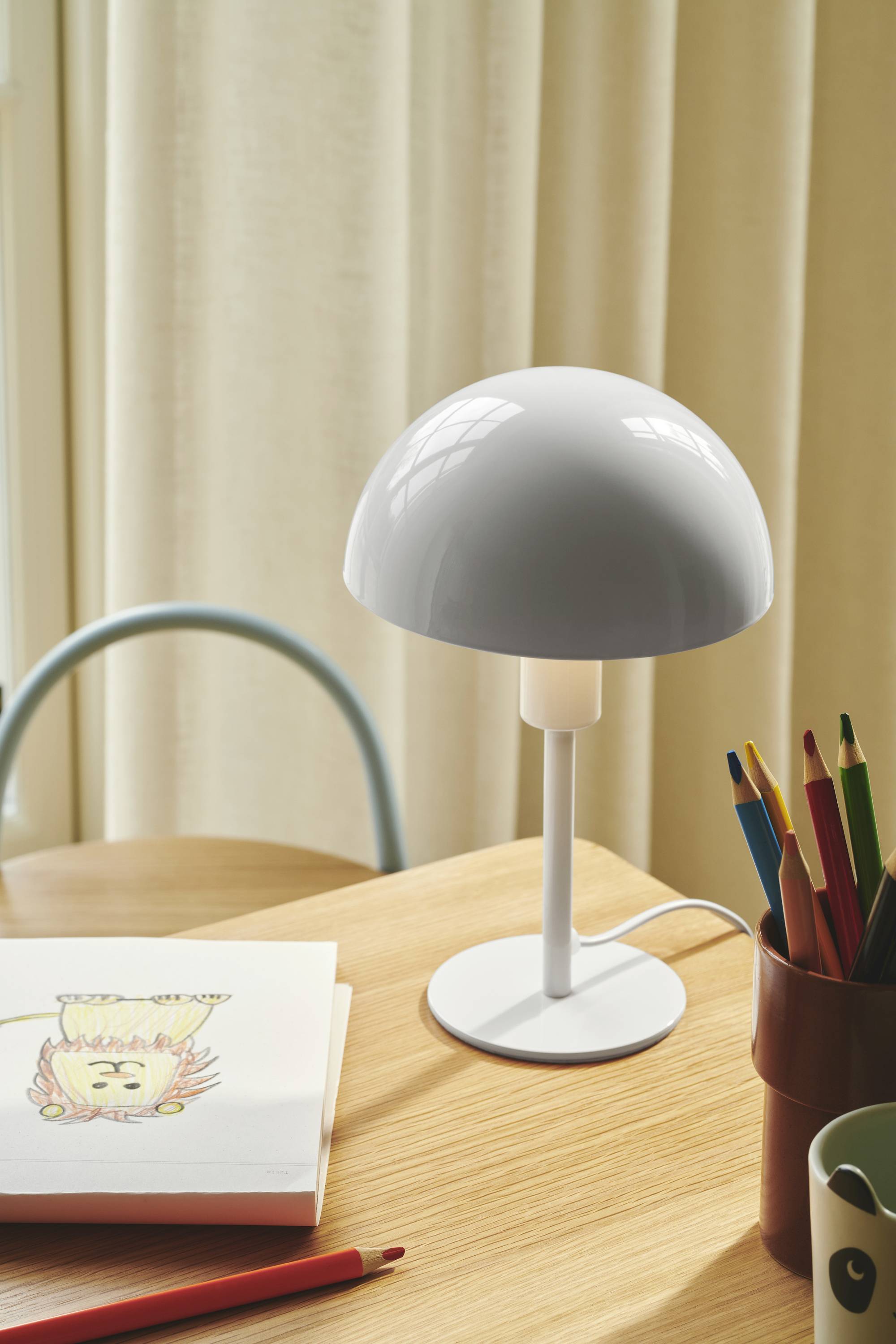 Nordlux Ellen Tischlampe Metall Weiß | Geeignet für 1x E14-4