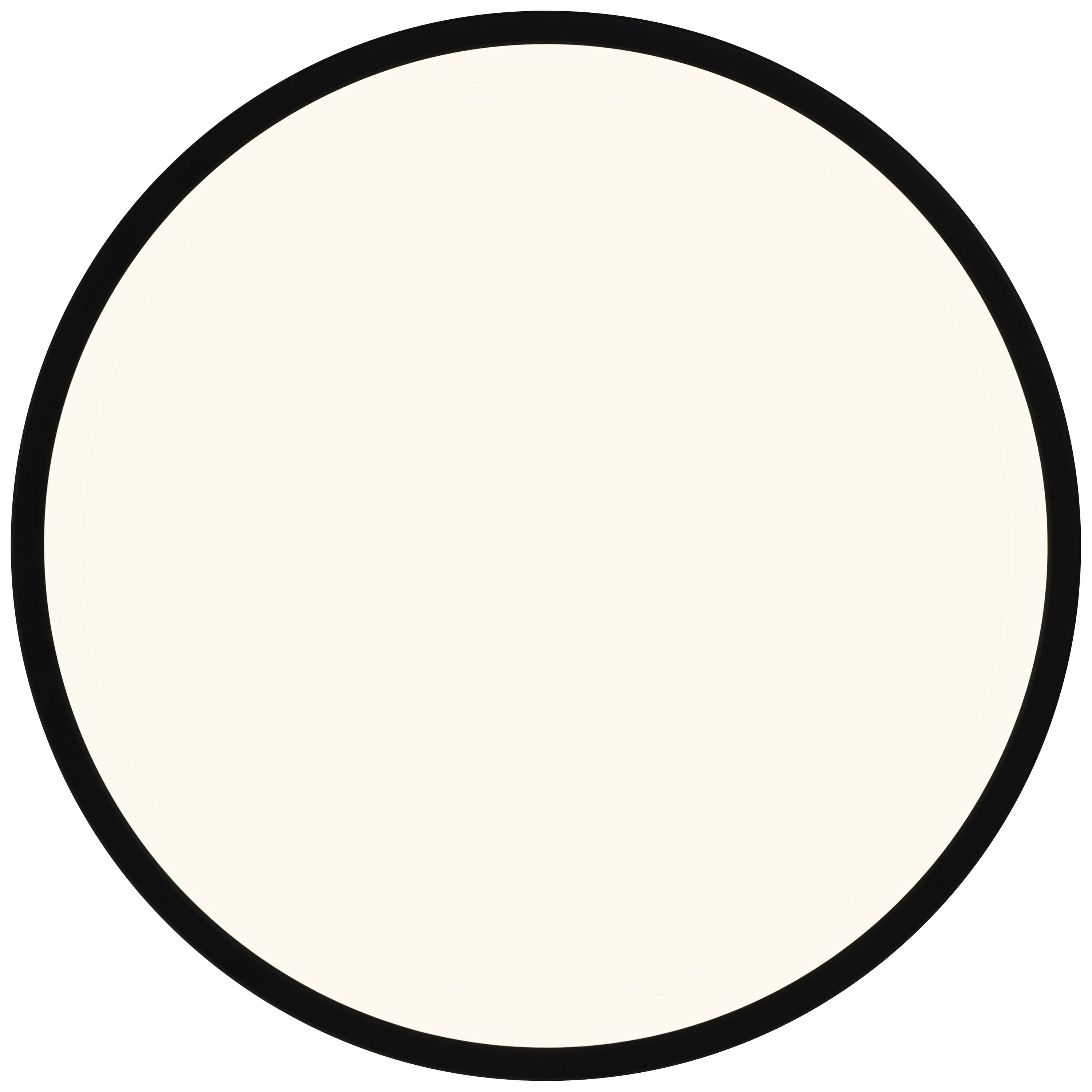 Ein einfaches, großes, beiges Kreis auf weißem Hintergrund.