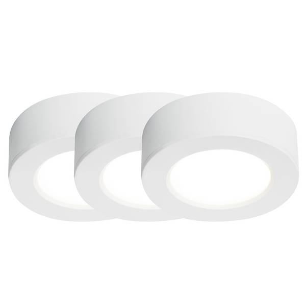 Nordlux 2015460101 Kitchenio 3-Kit Deckenaufbauleuchte LED-Modul LED fest eingebaut  2.20 W Weiß