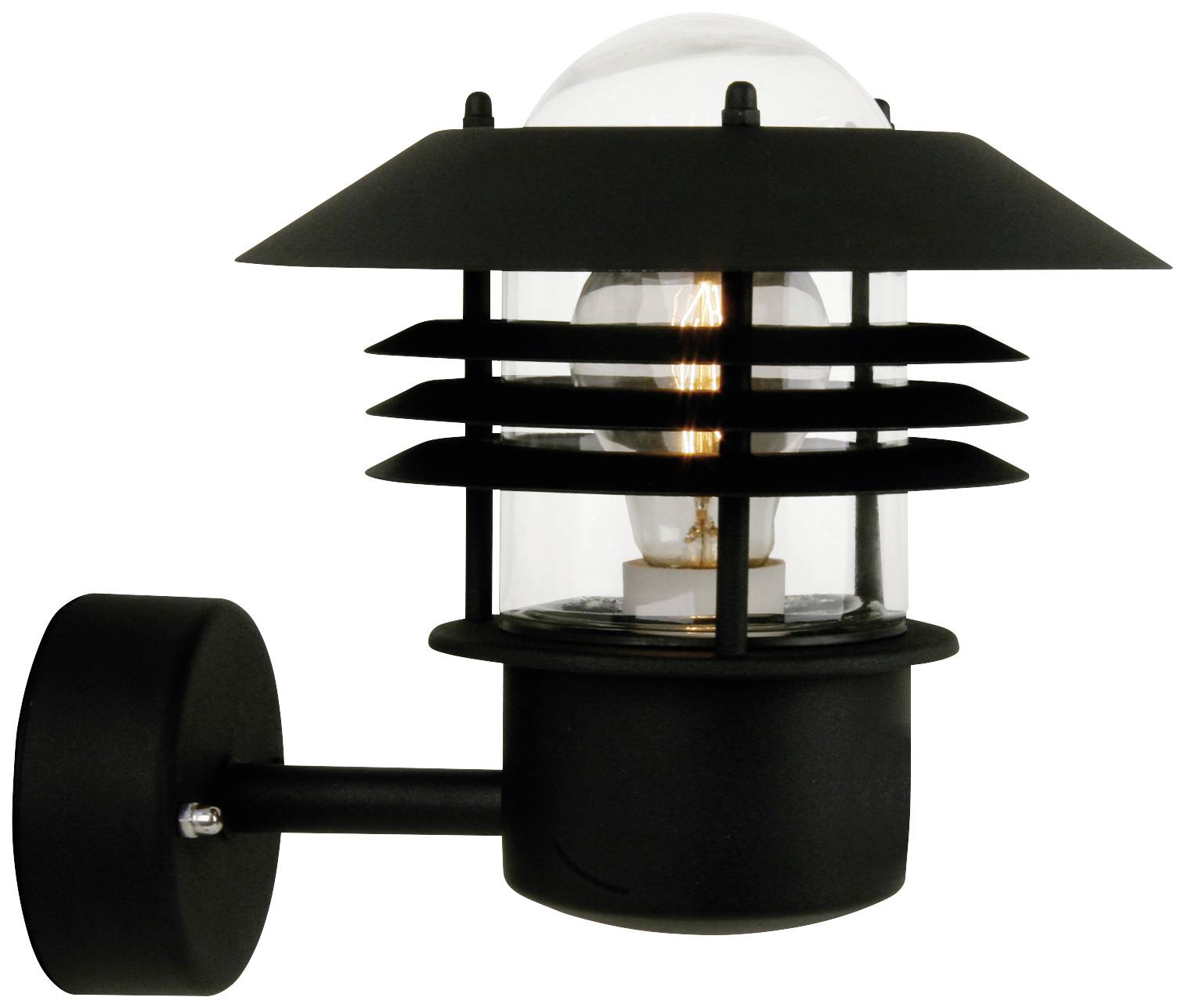 Nordlux Vejers Up 25091003 Außenwandleuchte E27 Schwarz