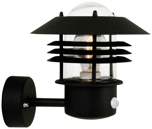 Nordlux Vejers Sensor 25101003 Außenwandleuchte E27  60 W  Schwarz