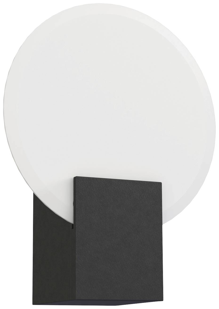 Nordlux Hester Wandleuchte Glas Schwarz - 9.5W 900lm - 930 Warmweiß | IP44 - Höchste Farbwiederga-4