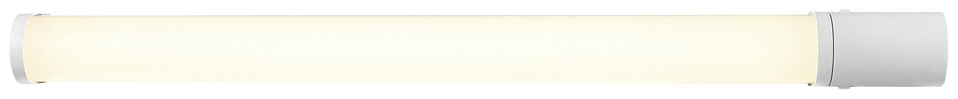 Ein rechteckige LED-Leuchtstoffröhre mit weißem Licht, geeignet für Deckenmontage in Innenräumen.