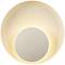 Runde Deckenleuchte mit weißem Licht, gleichmäßig verteilt. Modernes Design, geeignet für Wohn- und Arbeitsräume.